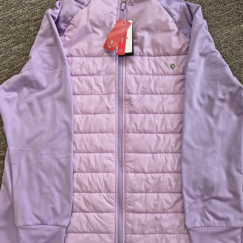 Baleaf Women's Light Purple Puffer Jacket